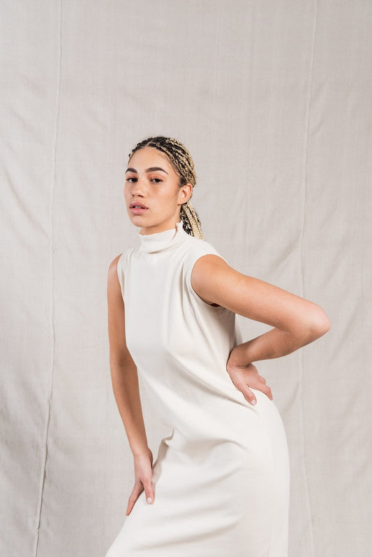 Pure Icon Mock Neck Dress