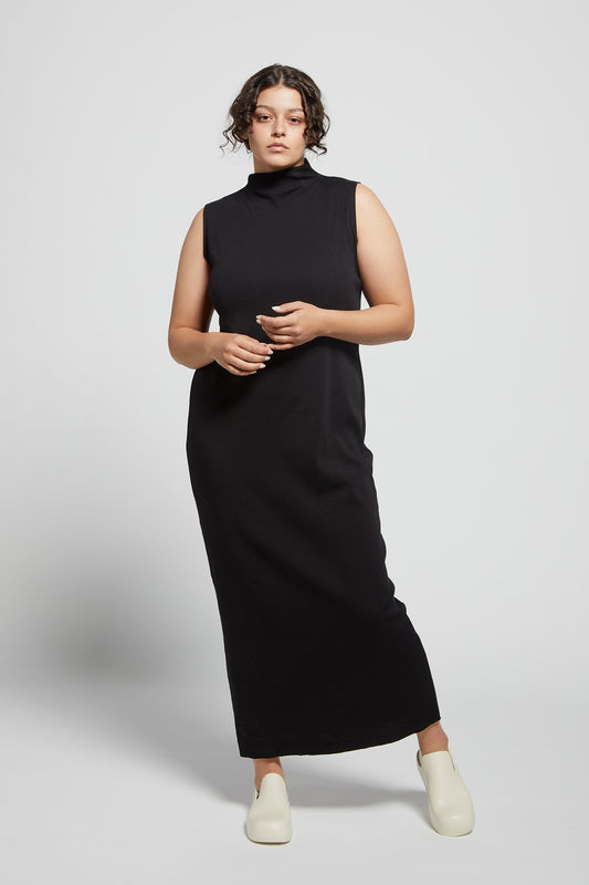 Body Icon Mock Neck Dress